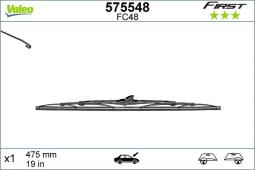 PIÓRO WYCIERACZKI 475MM 1SZT VALEO VAL575548
