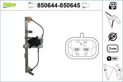 MECH.PODN.SZYBY RENAULT MODUS 10/04- VALEO VAL850644