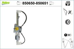 MECH.PODN.SZYBY CITROEN C5 10/04- VALEO VAL850650
