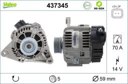 ALTERNATOR /VALEO/ VAL437345