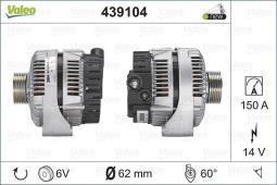 ALTERNATOR CITROEN XANTIA I, XANTIA II, /TOWAR DOSTĘPNY DO 14 DNI/ VALEO VAL439104