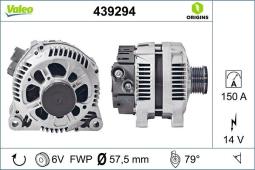 ALTERNATOR CITROEN C5 2.0 HDI           /TOWAR DOSTĘPNY DO 14 DNI/ VALEO VAL439294