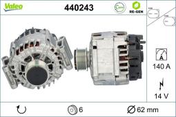 ALTERNATOR /VALEO/ VAL440243