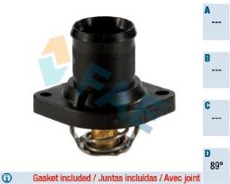 TERMOSTAT PEUGEOT 1,1-1,6 98- 89C FAE FAE5205589
