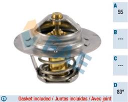TERMOSTAT PEUGEOT 1,8-2,0 16V 94- 83C FAE FAE5205383
