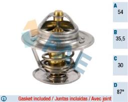 TERMOSTAT VW 1,5-2,0 87C /FORD 1,6D-1,8D FAE FAE5303987
