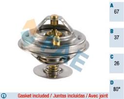 TERMOSTAT AUDI 3,7-4,2 98- 87C FAE FAE5304480