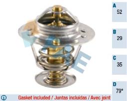 TERMOSTAT HONDA 1,2-1,3 87- 78C FAE FAE5307379