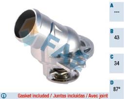 TERMOSTAT DB 2,4-3,2 97- 87C FAE FAE5323087