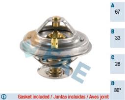 TERMOSTAT BMW 6-CL 92- 80C FAE FAE5307280