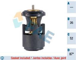 TERMOSTAT VW 1,4-1,6 95- 87C FAE FAE5320687