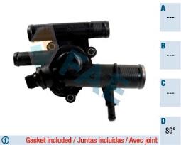 TERMOSTAT RENAULT 1,9DCI 01- 89C FAE FAE5323889
