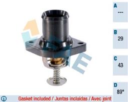 TERMOSTAT CITROEN 1.8-2.0 16V 89C FAE FAE5322989