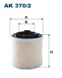 FILTR POW.AUDI DIESEL 1,2-1,6TDI 09- /  ,SKODA FABIA,SEAT IBIZA,VW POLO/ FILTRON FAK370/2       6