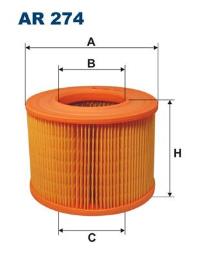 FILTR POW.RENAULT BENZ. 1,7 89- /19,21/ FILTRON FAR274         6