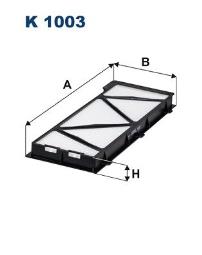 FILTR NAWIEWU AUDI 80 -93 FILTRON K1003          1
