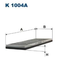 FILTR NAWIEWU AUDI 80 93- FILTRON K1004A         6