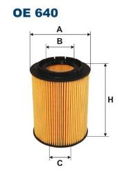 FILTR OLEJU VW BENZ. 2,8 VR6 96-97 FILTRON FOE640         1