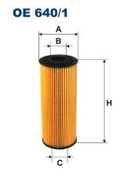 FILTR OLEJU SKODA DIESEL 1,9TDI 96- FILTRON FOE640/1      12
