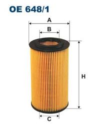FILTR OLEJU OPEL DIESEL 2,0DI,TDI 98-   /VECTRA/ FILTRON FOE648/1      12