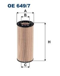 FILTR OLEJU BMW DIESEL 2,0 02- FILTRON FOE649/7      12