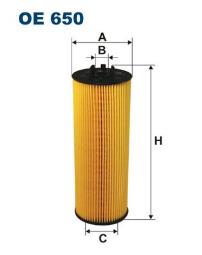 FILTR OLEJU AUDI DIESEL 2,5TDI 97- /A6/ FILTRON FOE650        12