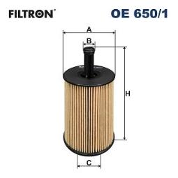 FILTR OLEJU VW DIESEL 1,2TDI /POLO,AROSA,FABIA 1,9TDI/ FILTRON FOE650/1      12