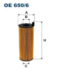 FILTR OLEJU AUDI DIESEL 2,7-3,0TDI 04- /AUDI A4,A5,A6,A8,Q7/ FILTRON FOE650/6      12