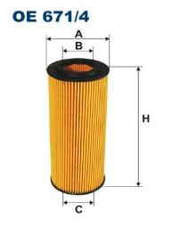 FILTR OLEJU AUDI BENZ.3,0TFSI 07- /A4,A5,A6,A7,A8/ FILTRON FOE671/4       1
