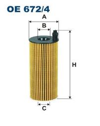 FILTR OLEJU BMW DIESEL 1,4-2,5D 11- /1,2,3,4,5,6,7,X1,X3,X5/ FILTRON FOE672/4      12
