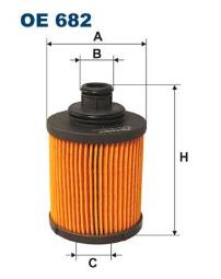 FILTR OLEJU OPEL DIESEL 1,3CDTI 05- /ASTRA/ /SYSTEM UFI/ FILTRON FOE682        12