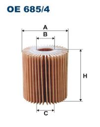 FILTR OLEJU LEXUS BENZ.300-450H 05- /GS,IS/ FILTRON FOE685/4       1