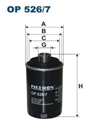 FILTR OLEJU AUDI BENZ. 1,8-2,0TFSI 07- /AUDI,SEAT,SKODA,VW/ FILTRON FOP526/7       1