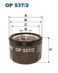 FILTR OLEJU FIAT DIESEL 1,9JTD /STILO,MULTIPLA/ FILTRON FOP537/2      12