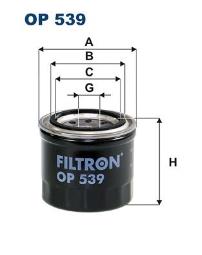 FILTR OLEJU DAEWOO BENZ. 0,7 /TICO/ FILTRON FOP539        12