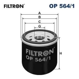 FILTR OLEJU CHEVROLET BENZ.1,0-1,4 10- /AVEO,SPARK/ FILTRON FOP564/1       1