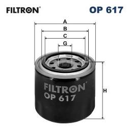 FILTR OLEJU HYUNDAI BENZ. 91- FILTRON FOP617        12