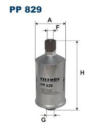 FILTR PALIWA FIAT BENZ. FILTRON FPP829         1