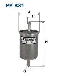 FILTR PALIWA OPEL BENZ. 1,4-3,0 /METAL./ FILTRON FPP831        12