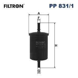 FILTR PALIWA PEUGEOT BENZ. 1,0-3,0 96- FILTRON FPP831/1      12