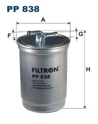 FILTR PALIWA VW DIESEL 85-87 /RURKI/ FILTRON FPP838        12