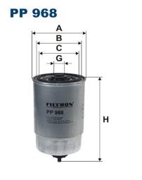 FILTR PALIWA FIAT DIESEL 1,9JTD 00- FILTRON FPP968        12
