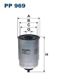 FILTR PALIWA LAND ROVER DIESEL 2,5TD 98- /DEFENDER/ FILTRON FPP969         1
