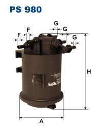 FILTR PALIWA RENAULT DIESEL 1,9-2,2DCI  00- /LAGUNA,KANGOO,MASTER/ FILTRON FPS980         6