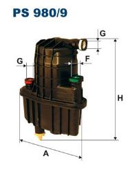 FILTR PALIWA RENAULT DIESEL 1,5DCI 04-  /MODUS/ FILTRON FPS980/9       1