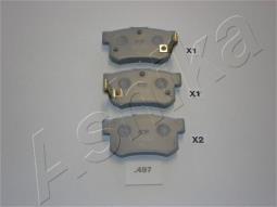 KLOCKI HAM./TYŁ/ HONDA ACCORD 89- JPP 51-04-497