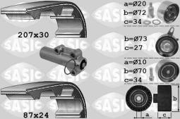 ZESTAW ROZRZĄDU AUDI SKODA VW A4 A6 A8  SUPERB PASSAT V  96-05 SASIC SA1756048