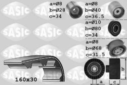 ZESTAW ROZRZĄDU VAG A3 A4 A5 A6 Q5 TT A LTEA EXEO LEON TOLEDO OCTAVIA SUPERB SASIC SA1756070