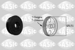 KOŁO PASOWE NISSAN 2,0DCI 07- /QASHQAI/ SASIC SA2154018