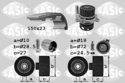 ZESTAW ROZRZĄDU Z POMPĄ WODY VAG A3 TT  ALHAMBRA LEON TOLEDO OCTAVIA NEW BEETLE BORA GOLF SASIC SA3906064
